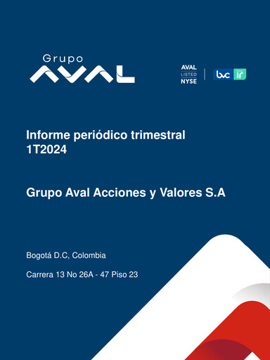 Thumbnail Grupo Aval
 Quarterly Report 2024-q1