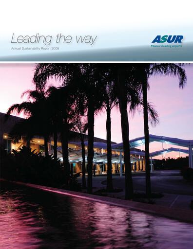 Thumbnail Grupo Aeroportuario del Sureste
(ASUR) Sustainability Report 2008