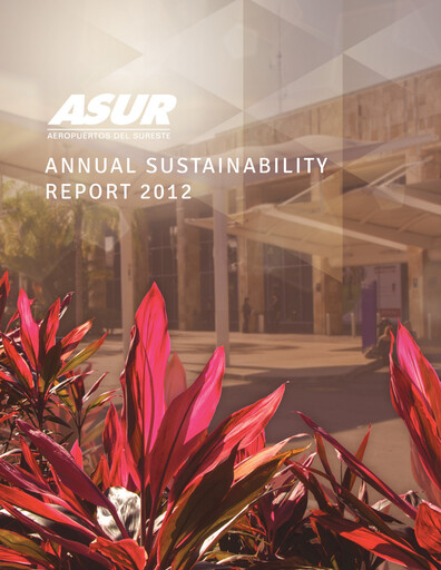 Thumbnail Grupo Aeroportuario del Sureste
(ASUR) Sustainability Report 2012