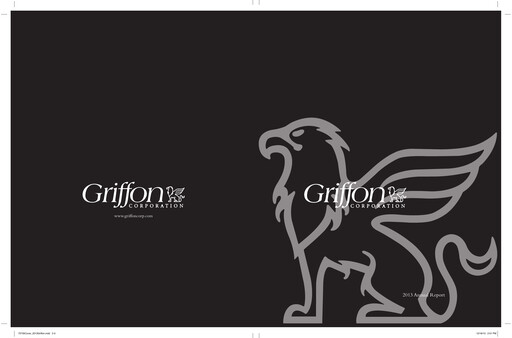 Vorschaubild Griffon Corporation
 Jahresbericht 2013