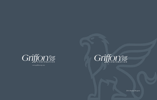 Vorschaubild Griffon Corporation
 Jahresbericht 2014