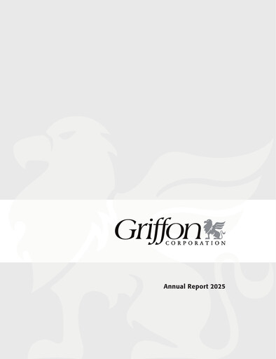 Vorschaubild Griffon Corporation
 Jahresbericht 2025