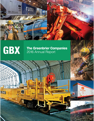 Thumbnail The Greenbrier Companies
 Annual Report 2016