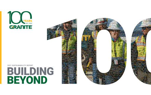 Thumbnail Granite Construction
 Sustainability Report 2021