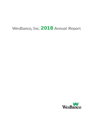 Miniature WesBanco Rapport annuel 2018