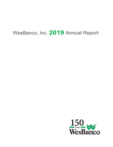 Miniature WesBanco Rapport annuel 2019
