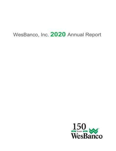 Miniature WesBanco Rapport annuel 2020