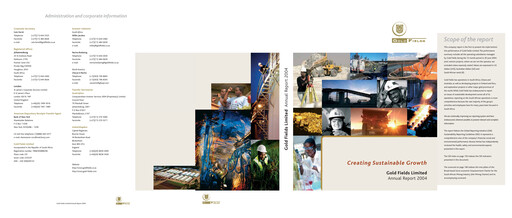 Thumbnail Gold Fields
 Annual Report 2004
