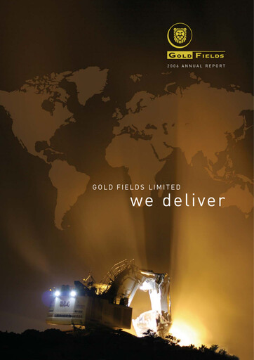Thumbnail Gold Fields
 Annual Report 2006