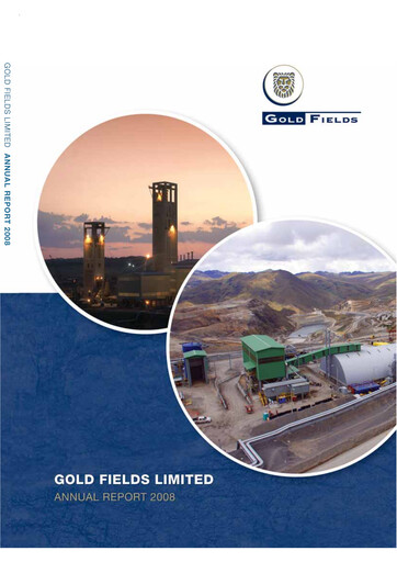 Thumbnail Gold Fields
 Annual Report 2008
