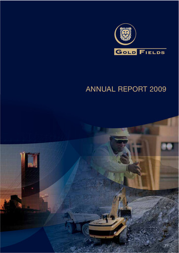 Thumbnail Gold Fields
 Annual Report 2009