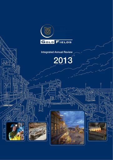 Thumbnail Gold Fields
 Annual Report 2013