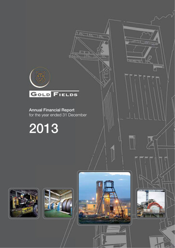 Thumbnail Gold Fields
 Financial Statement 2013