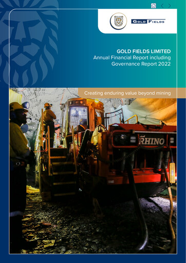 Thumbnail Gold Fields
 Financial Statement 2022