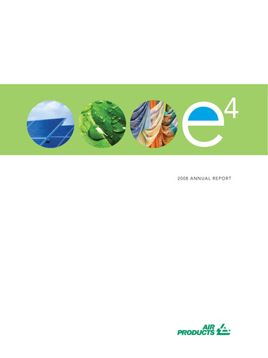 Vorschaubild Air Products and Chemicals Jahresbericht 2008