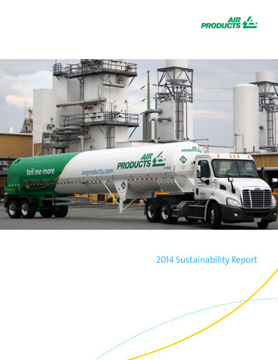 Thumbnail Air Products and Chemicals Sustainability Report 2014