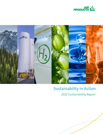 Thumbnail Air Products and Chemicals Sustainability Report 2022