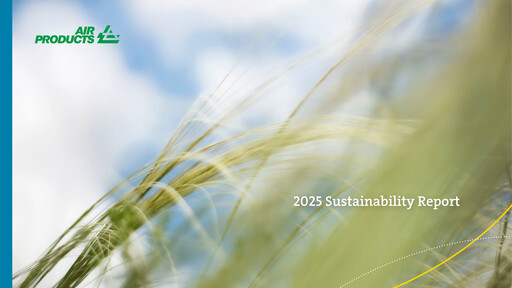 Thumbnail Air Products and Chemicals Sustainability Report 2025