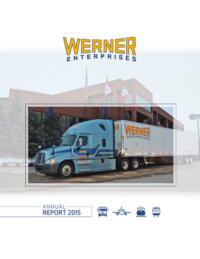 Miniature Werner Enterprises
 Rapport annuel 2015
