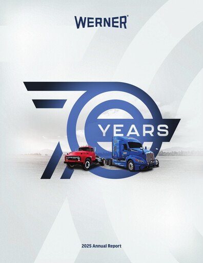 Miniature Werner Enterprises
 Rapport annuel 2025