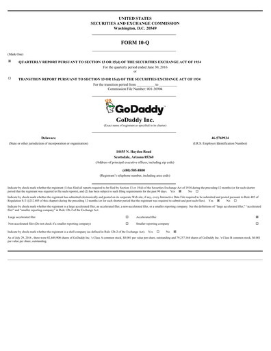 Thumbnail GoDaddy Quarterly Report 2016-q2