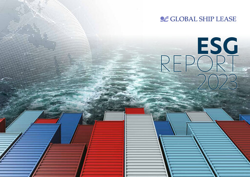 Thumbnail Global Ship Lease ESG Report 2023