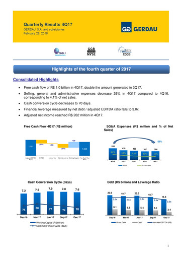 Thumbnail Gerdau Quarterly Report 2017-q4
