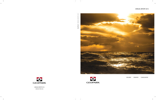 Thumbnail Geopark Annual Report 2015