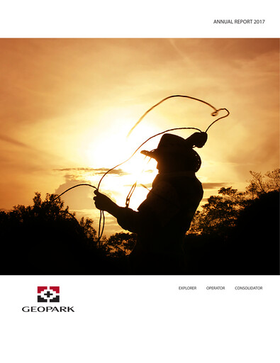 Thumbnail Geopark Annual Report 2017