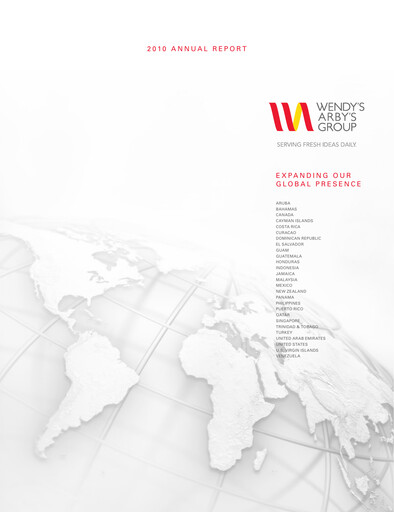 Thumbnail Wendy’s Annual Report 2010