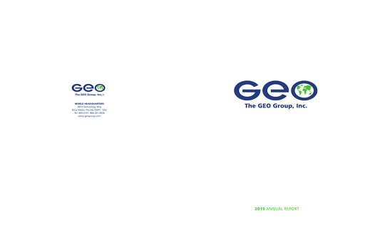 Thumbnail Geo Group Annual Report 2019