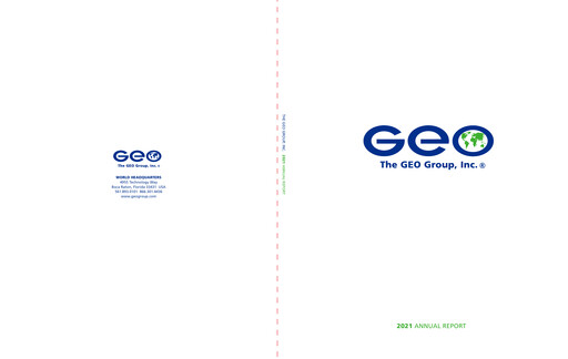 Thumbnail Geo Group Annual Report 2021