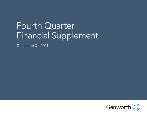 Miniature Genworth Financial
 Rapport trimestriel 2021-q4