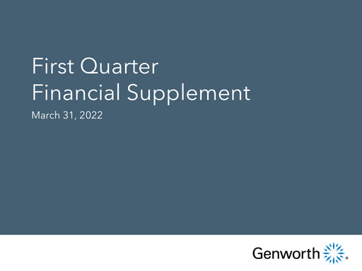 Miniature Genworth Financial
 Rapport trimestriel 2022-q1