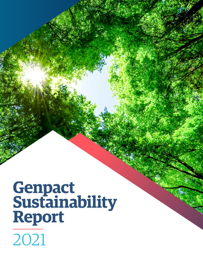 Thumbnail Genpact Sustainability Report 2021