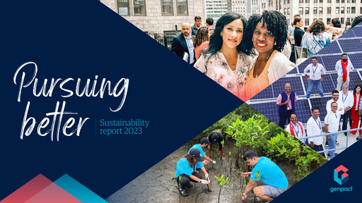 Thumbnail Genpact Sustainability Report 2023