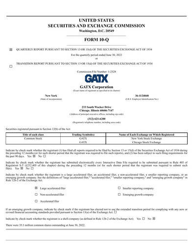 Vorschaubild GATX Quartalsbericht 2022-q2