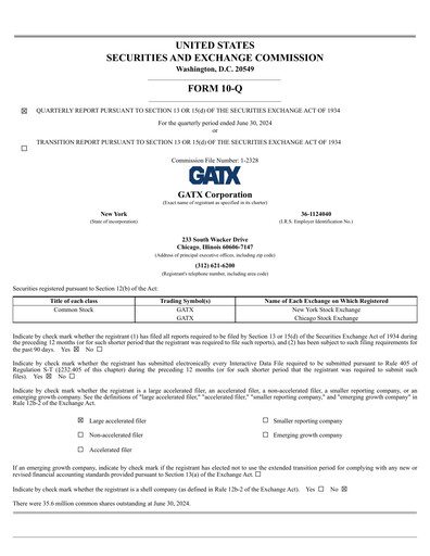 Vorschaubild GATX Quartalsbericht 2024-q2