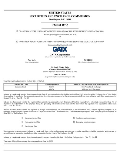Vorschaubild GATX Quartalsbericht 2025-q2