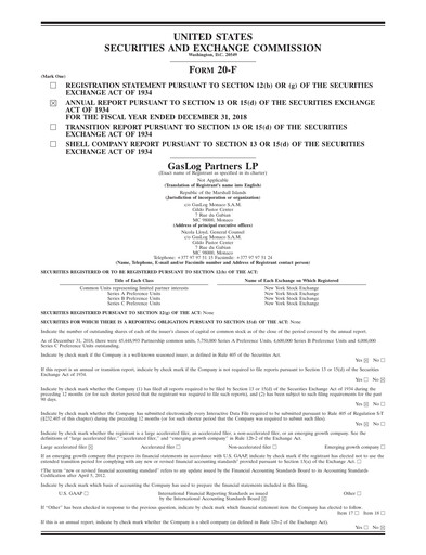 Vorschaubild GasLog Jahresbericht 2018