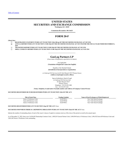 Vorschaubild GasLog Jahresbericht 2025