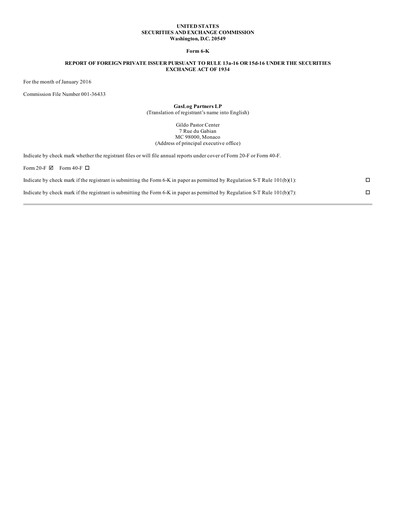 Vorschaubild GasLog Quartalsbericht 2015-q4