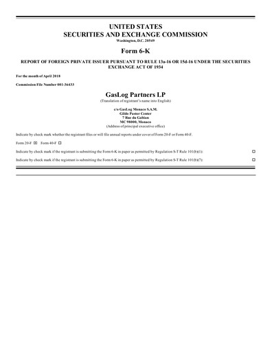 Vorschaubild GasLog Quartalsbericht 2018-q1