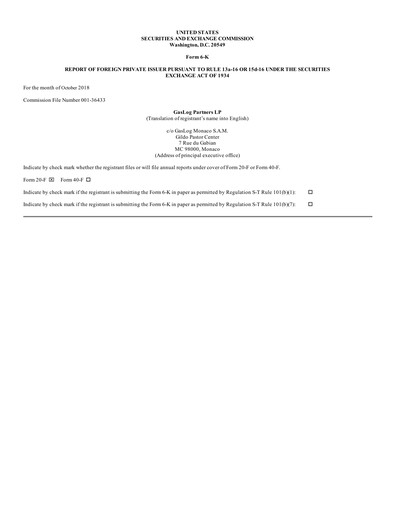 Vorschaubild GasLog Quartalsbericht 2018-q3