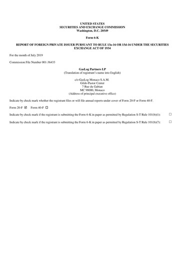 Vorschaubild GasLog Quartalsbericht 2019-q2