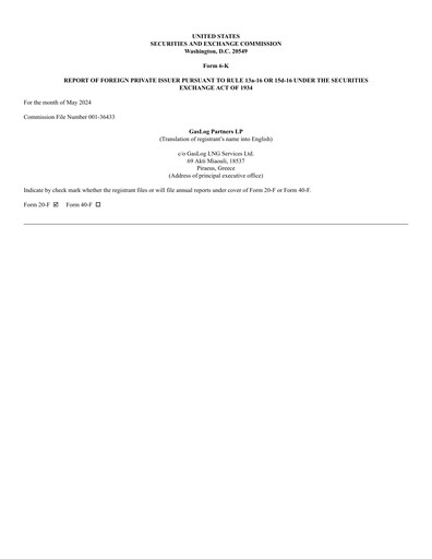 Vorschaubild GasLog Quartalsbericht 2024-q1