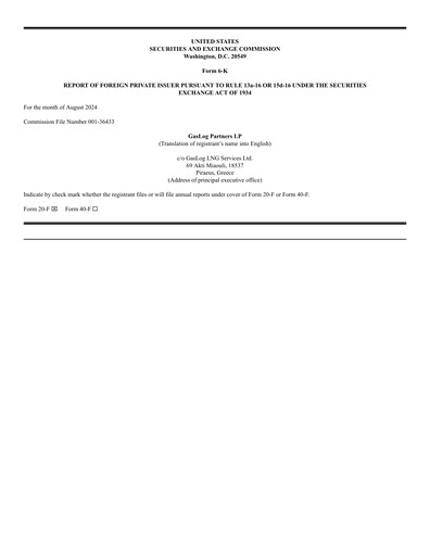 Vorschaubild GasLog Quartalsbericht 2024-q2