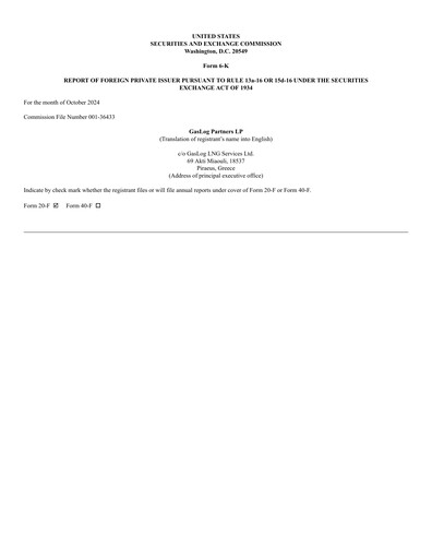 Vorschaubild GasLog Quartalsbericht 2024-q3