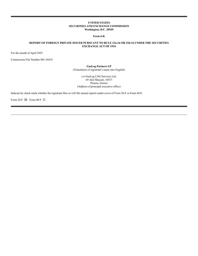 Vorschaubild GasLog Quartalsbericht 2025-q1