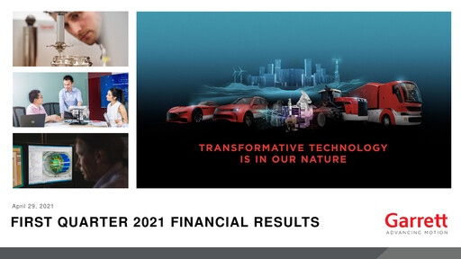 Thumbnail Garrett Motion Quarterly Report 2021-q1